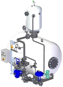 Деаэратор ДА-50/50 Деаэратор атмосферный ДА-50/50 предназначен для удаления коррозионно-агрессивных газов (кислорода и свободной углекислоты) из питательной воды паровых котлов и подпиточной воды системы теплоснабжения и горячего водоснабжения при одновременном ее нагреве.